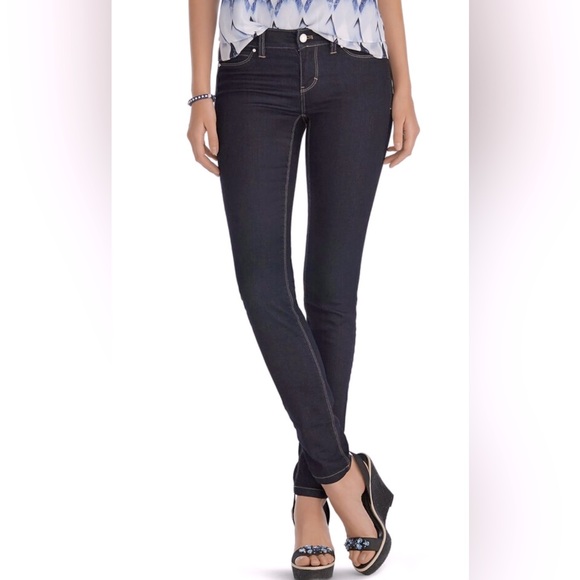 WHBM| White House Black Market Mid-Rise Skinny Leg Jeans - Picture 1 of 8
